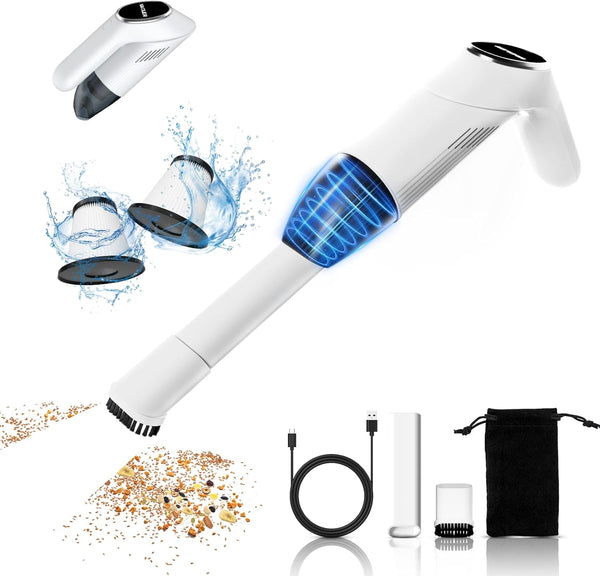Handheld Cordless Vacuum, 120W/12KPa High Power Wireless Car Vacuum Cleaner, Lightweight Mini for Pet Hair, Home