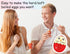 Color-Changing Egg Timer for Perfect Boiled Eggs - Red