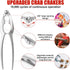 Rkiiqii 2026 20PCS Set, 6 6 6 2 Upgraded Seafood Tool Includes Crab Leg Crackers, Stainless Steel Crab Forks, Lobster
