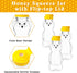 36 Transparent(240 Ml/ 8 oz) Thenshop Pcs Honey Bear Bottle,Plastic Honey Squeeze Bottle,Honeybear Squeeze Jars,Cute