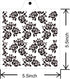 16 Pcs 5.5x5.5in Cookie Stencil Baking Stencils for Royal Icing Cookies, Airbrush Cookies; Sugar Cookie Stencils,Craft Painting Stencil, Stencil Genie Stencils (Flowers)