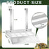 Stainless Steel Hanging Turtle Basking Platform, 12" x 16" Turtle Ramps, Turtle Tank Accessories