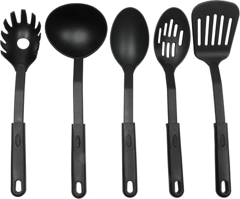 Chef Craft Select Nylon Tool Set, 15 Inch, 5 Piece, Black