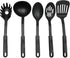 Chef Craft Select Nylon Tool Set, 15 Inch, 5 Piece, Black
