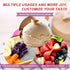 Cartoon Candy Color Ice Cream Bowl with Spoon, Cute Dessert Bowls for Kids, Summer Holiday Party Gifts