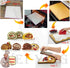 2 Pcs Swiss Roll Cake Mat - Flexible Baking Tray Jelly Roll Pan Silicone Cookies Mold Bakeware