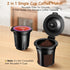 6 12 oz. Horavie Small Single Serve Coffee Maker, Fast Brew One Cup Coffee Machine for K Cup and Grounds, to Brew