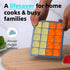 BECOKIT 1 3 Pack) Tbsp Silicone Freezer Molds - Perfect for Storing Garlic, Herbs, Ginger, Pesto, Tomato Paste, Lemon