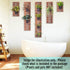 2 Pack 23.6" (60cm) ShopLaLa Wall Planter - Wooden Hanging Planter for Indoor Plants Wall Mount Plant Stand Ladder