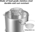 Fryer Oil Filter Stand - Cooking Oil Filter with Foldable Arm Design and Detachable Filtration Bowl