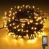 JTSIOV Christmas Tree Lights, 65FT/20M 200 LED Christmas Lights Plug in, 8