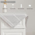 24 24 Inch Rustic Square Linen Small Tablecloth Washable Striped Jacquard Bedside Table Cover Heavy Weight Farmhouse