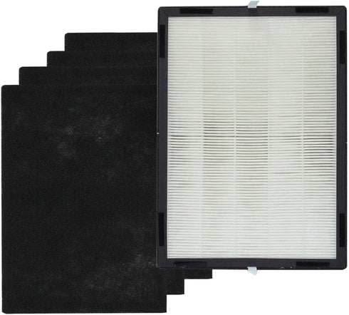 PUREBURG LP350 Replacement True HEPA Filter Set for LivePure LP-HF350 LP-PF900, Fits Aspen Series Air Purifiers