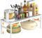 Expandable adjustable stackable kitchen organizer,Spice Racks,Counter Shelf for Cabinets,Small Cupboard Organizers,Heavy Duty
