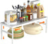 Expandable adjustable stackable kitchen organizer,Spice Racks,Counter Shelf for Cabinets,Small Cupboard Organizers,Heavy Duty