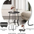 J.M.Deco Outdoor Side Table, Small Round Patio Table Weather Resistant Steel, Small Accent End Table for Patio Yard