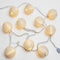 SUNSGNE 8.5Ft Cute White Lantern String Lights, 10 Mini LED Oriental Style