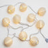 SUNSGNE 8.5Ft Cute White Lantern String Lights, 10 Mini LED Oriental Style
