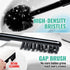 OSAMEDA 2 Pack 4 1 Set Set Pack in Toilet Brush and Plunger with Crevice Cleaning Brush, Toilet Plunger and Brush