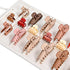 Lolalet Hair Claw Clip Organizer, 1 Pack Wall-Mounted Storage for Women, Beige