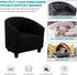 NILUOH Club Chair Slipcover Jacquard Tub Chair Cover Stretch Armchair Covers Sofa Cover Furniture Protector for Living