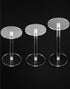 2 Sets QWORK Round Acrylic Display Stand, Premium Clear Round Riser Stands