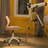 360 29.5"-34.3", FurnitureR Writing Task Chair for Teens Boys Girls Rolling Wheels Fabric Soft Pad Seat Breathable