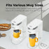 7.3" 6 12oz CHULUX Slim Single Serve Coffee Maker for K Pod, One Cup Coffee Maker Fits Travel Mugs, Coffee Machine