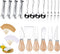 Charcuterie Board Accessories 18-Piece Set, Cheese Butter Spreader Knife, Mini Serving Tongs, Spoons, Forks