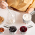 Stainless Steel Measuring Cups & Spoons Set, 10-Pack for Cooking and Baking, Nesting Kitchen Gadgets