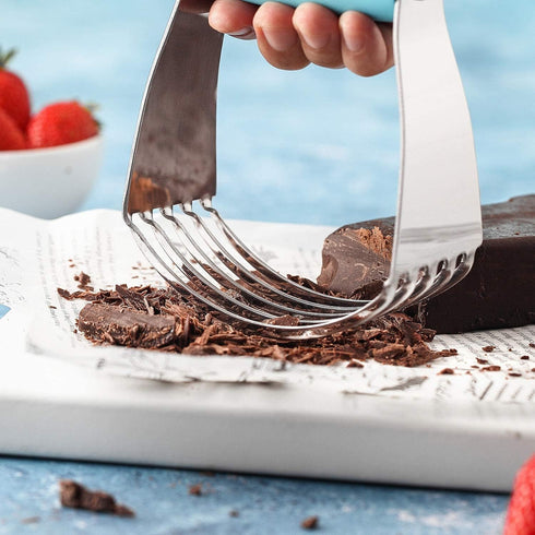 Spring Chef Dough Blender, Top Professional Pastry Cutter, Heavy Duty Baking Tool with Stainless Steel Blades