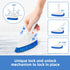 Qaestfy Bathtub Brush Replacement Head for Shower, Tub, and Tile Cleaning, Compatible with QAE008 & QAE002 Model QAE010