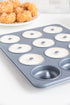 Fox Run Non-Stick Mini Donut Pan, 12-Cavity Mold for 2" Donuts