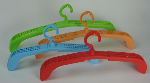 Bandwagon Adjustable Hangers, Expands to 21" W, Set of 4
