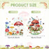 DURYGEN 40PCS Mushroom Birthday Decorations Forest Theme Fairy Birthday Party Decorations Mushroom Decorations