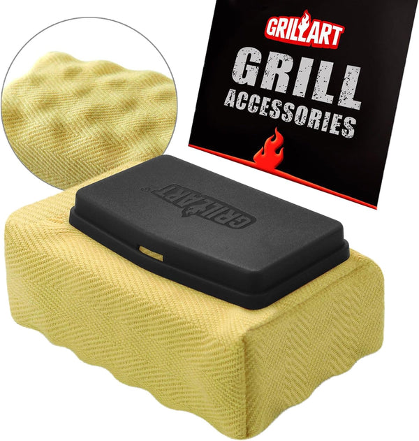 GRILLART Grill Brush Bristle Free, Replaceable BBQ Cleaning Head (No Handle), Safe