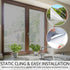 HIDBEA One Way Privacy Window Film, Daytime Privacy Sun Blocking, Anti UV Reflective Window Tint Film, Silver