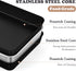 E-far 9 x 13 Inch Baking Pan, Nonstick Stainless Steel Rectangle Cake Pan for Baking Brownies Casseroles Lasagna, Stainless Steel Core & Nonstick Coating, Non-toxic & Oven Safe