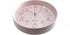 Maxspace Pink Silent Non-Ticking Wall Clock, 12in Battery Operated Analog Decorative Clock