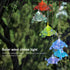 IP44 Wind Chimes Chandelier, Solar Turtles Hanging Lamp ,Wind Chime Pendant Light Waterproof Mixcolor Slow Flashing