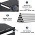 6 Room,Office,Closet Mavivegue Book Shelf, Cube Storage Organizer, DIY Bookcase, Metal Cube Bookshelf,Tall Book case