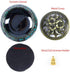 Ceramic Incense Burner with Stick Holder + Insulation for Stick or Coil Incense, Sage Cones, Frankincense (Fambe Blue)
