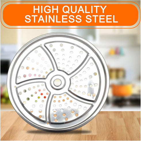 2Pack Canner Rack for Pressure Canner, 11-Inch Stainless Steel Pressure Cooker Rack, Compatible with Presto,