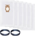 KEEPOW Vacuum Bags for Kirby Sentria, F Style Vacuum Cleaner Bags for Kirby Avalir 2, Ultimate G, Diamond Edition, G
