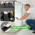 Extended Mini Fridge Caddy Organizer, 55" x 16.5" with 11 Pockets for Flatware, Drinks, Paper Goods, Gray