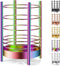 Rainbow Kitchen Utensil Holder for Counter, Stainless Steel Crocks with Rainbow Titanium Coating, Easy Cleaning