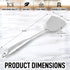 Zulay Kitchen Wok Spatula, Stainless Steel Metal Utensils for Cooking, 14.8” Wok Tools