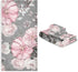 Sets 3 Sets1 1 1 ALAZA Pink Flowers Roses and Leaves on Gray Towel Bathroom Piece Bath Towel Bath Towel Hand Towel