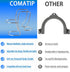 Washing Machine Drain Hose Holder, Adjustable Hook, Universal Sink Hose Clamp for All Drain Hose