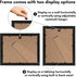 Americanflat 8.5x11 Diploma Frame, Black, Shatter-Resistant Glass, Engineered Wood, Legacy Collection